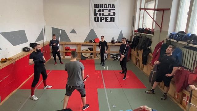 Упражнения с полуторным (длинным) мечом. Тренировка HEMA. г. Орёл