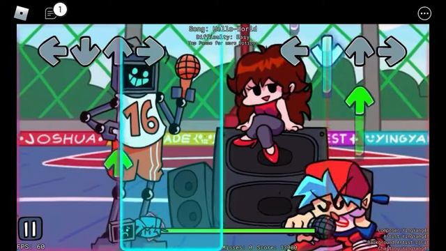 Hello world FNF Roblox easy part 3 смотреть онлайн