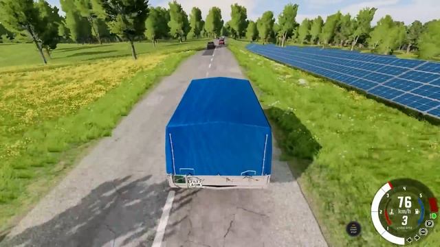 ПЕРЕГРУЗ ГАЗЕЛИ! Как НА НЕЙ ЕХАТЬ? - BeamNg Drive