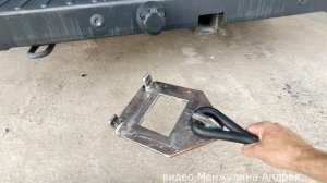 Монтаж съемной лебедки