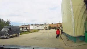 По дорогам России Посёлок Туманный (Мурманская область) из окна автомобиля 2021