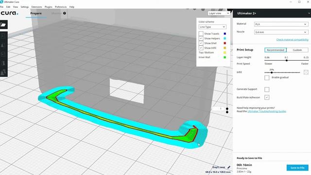 [EP8] Cura Tutorial - Build Plate Adhesion смотреть онлайн