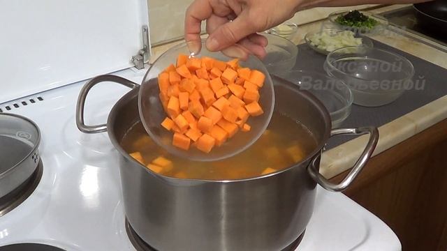 Куриный суп с тыквой. Готовим с Оксаной Валерьевной. смотреть онлайн