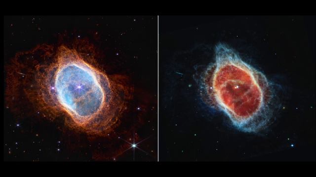 Data Sonification: Southern Ring Nebula (NIRCam & MIRI) смотреть онлайн