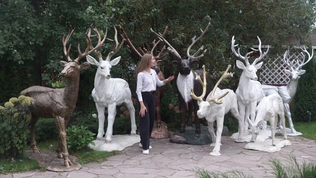 Фигуры Оленей ✔️ Уличная реклама от Студии Объёмной Рекламы смотреть онлайн