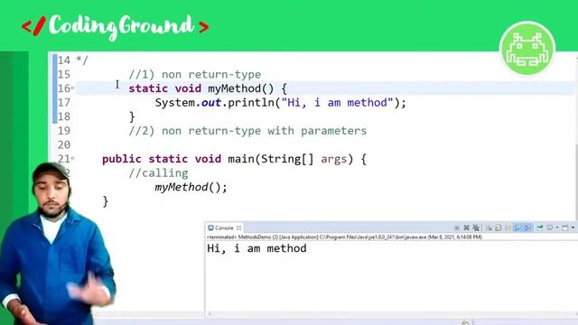 Methods in Java in | Types of Methods in Java