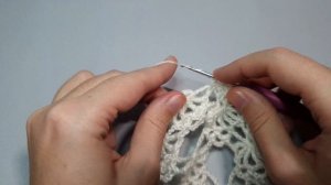 Ажурная шаль крючком. Часть 2. Кайма