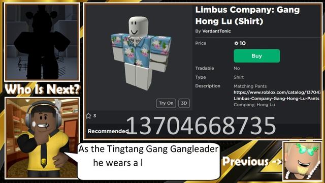 Limbus Company - Hong Lu Roblox Cosplay Tutorial смотреть онлайн