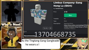 Limbus Company - Hong Lu Roblox Cosplay Tutorial