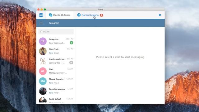 Организация мессенджеров в одном приложении на Mac. Обзор приложения Franz смотреть онлайн