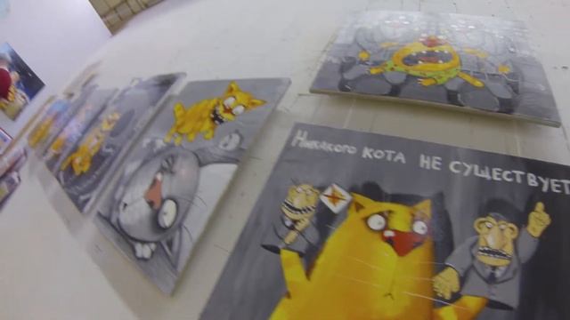 На выставке Васи Ложкина