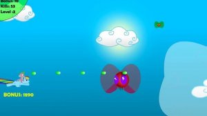 Ranbow Dash pony Spike - Радуга Дэш и Спайк Полет