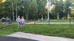 Гигантские качели на ВДНХ