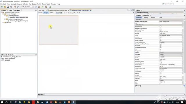 Insérer une image NetBeans
