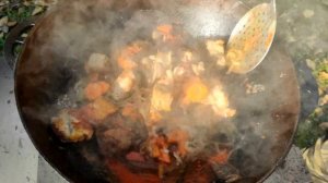 ВКУСНЫЙ УЖИН ДЛЯ ГОСТЕЙ. ЭТО ПРОСТО  | готовим в казане, на природе,  #наобед