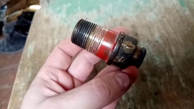 Переходник с 1/2 на 3/4 для малого баллона под стандартный редуктор. Где взять латунь? смотреть онлайн