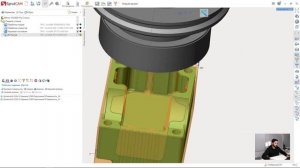 [Урок по фрезерной обработке в SprutCAM 12] 05 - [Первый установ] Чистовая обработка 2d контур