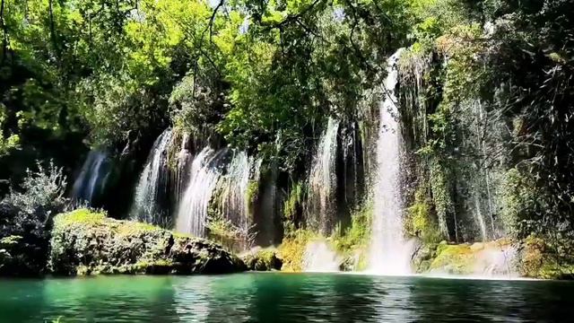 Relaxing Music with Natural Sounds - Waterfall HD смотреть онлайн