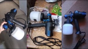 7 Электрический краскопульт с Алиэкспресс AliExpress Electric spray gun Крутые инструменты из Китая