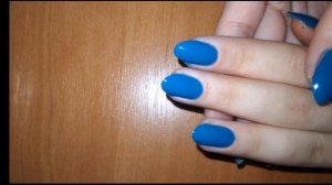 Бирюзовый маникюр (обычный лак)