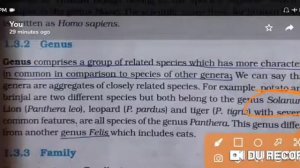 BIOLOGY | CLASS 11  | Chapter 1  | Thelivingworld | Part 3 |