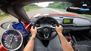MAZDA MX5 максимальная скорость POV