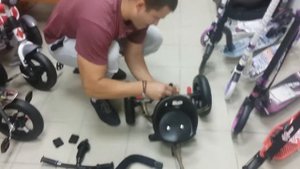Сборка трехколесного велосипеда Ламборджини и Лексус