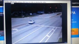 Камера записала проезд на красный свет. Штраф 160 долларов