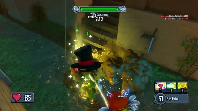 Plants vs Zombies Garden Warfare Sunflower Gameplay Растения против Зомби Подсолнух САДОВОЕ ПОБОИЩЕ