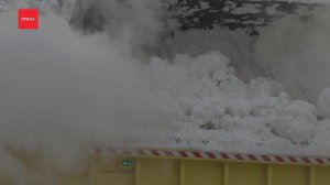 В Красноярске заработали снегоплавильные установки