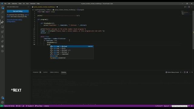 Code a PRIME NUMBER CHECK Program in Python!