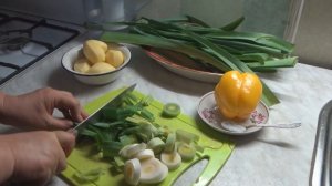Суп-пюре из листьев лука-порея и картофеля. ВКУСНО! БЫСТРО! ПОЛЕЗНО!