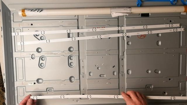 LG 43UJ631V замена подсветки. EAX67209001(1.5) уменьшить ток. LG 43UJ634V. Синее изображение. смотреть онлайн