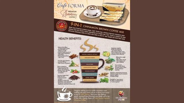CAFE FORMA 9in1 SLIMMING COFFEE BY WeEVOLVE смотреть онлайн