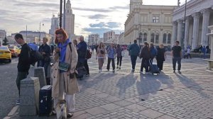 Москва. Улица Краснопрудная и площадь трех вокзалов