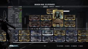 Warframe broken war mod build