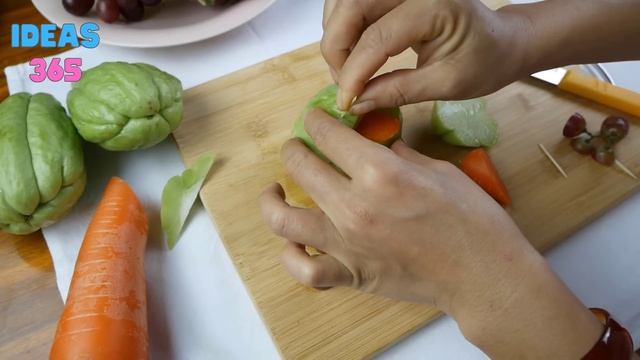 Cách làm con ếch bằng quả susu (how to make a frog withfruit) - IDEAS 365 смотреть онлайн