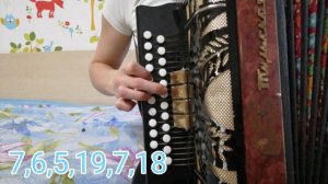 Давно мы дома не были-разбор на гармони