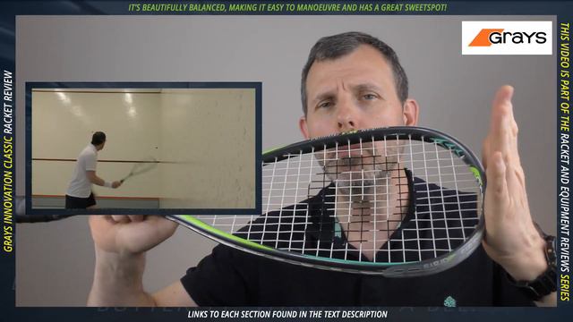 Grays Innovation Classic - Squash Racket Equipment Review смотреть онлайн