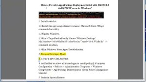Fix Add-AppxPackage Deployment failed with HRESULT 0x80073CFF error in Windows (2023 Updated)