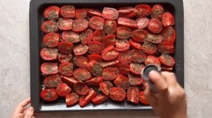 ЛЕНИВЫЕ вяленые помидоры | Быстрый  способ заготовки на зиму | Осторожно: Вкусно