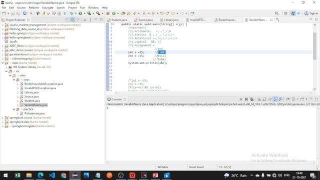 Bitwise Operator | Operator in java