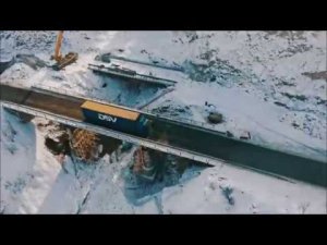 Мост через ущелье на трасса Р-258 "Байкал"