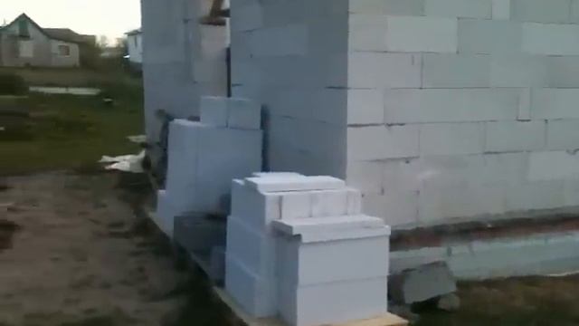 Моя стройка,домик 6х6 из газобетона. смотреть онлайн