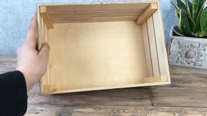 ящик деревянный "фруктовый" натуральный