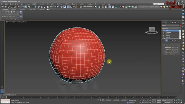 Моделирование волейбольного мяча | урок 3ds Max | KatalProject