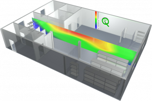 Температурное картирование склада
