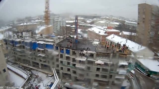 Таймлапс Басманный 5. 07 ноября 2016. Камера 1 смотреть онлайн