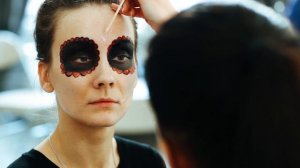 sugar skull makeup tutorial | Макияж на хэллоуин "Сахарный череп"