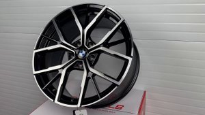 Диски SRL F151 19 9.0J вес 10,2kg Black Machined Face